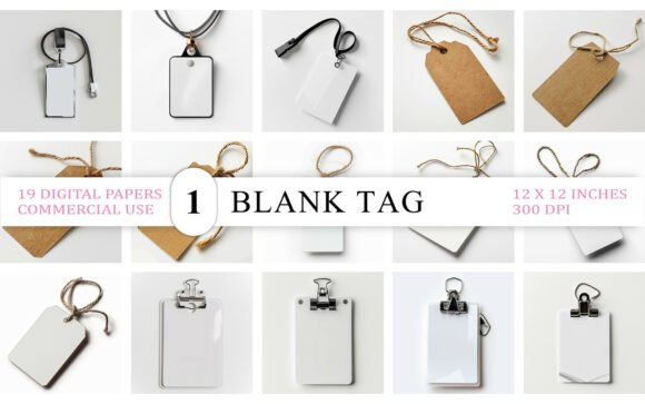 Download Blank Tag Mockup JPG Bundle - Jpg bundle Collection