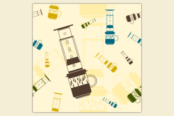Download Aeropress Coffee Soft Color Pattern - Color pattern Collection