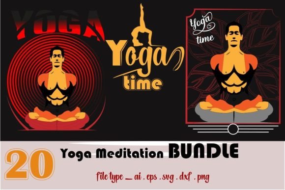 Download Yoga Meditation Design Bundle - Yoga Collection
